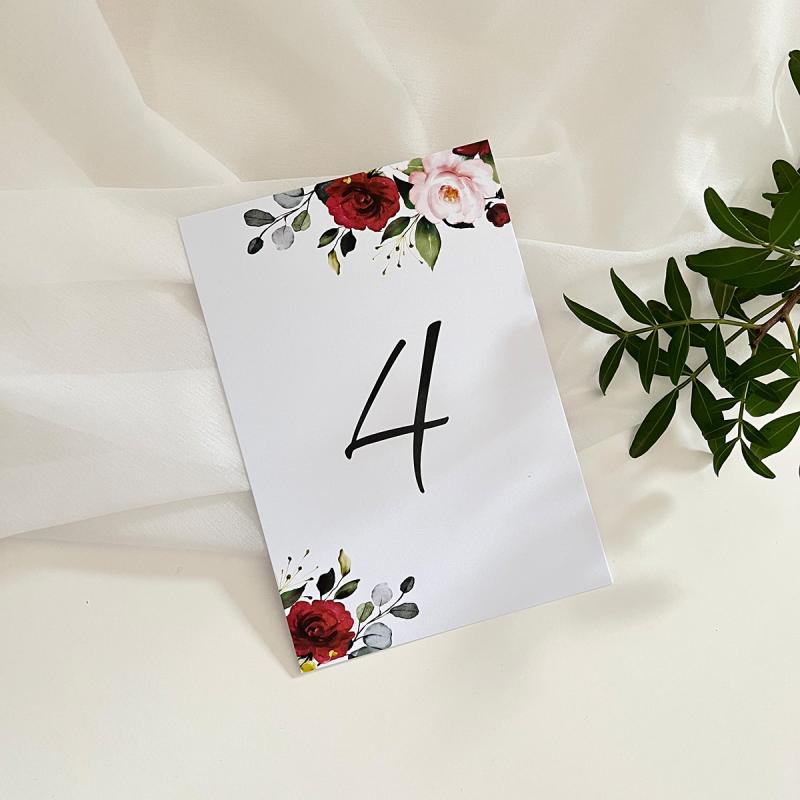 Svatební oznámení - cislastolu - Čísla stolů 14 Kč
