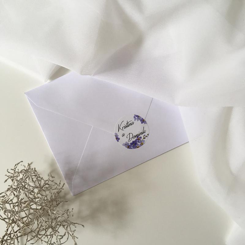 Svatební oznámení - lepík malý