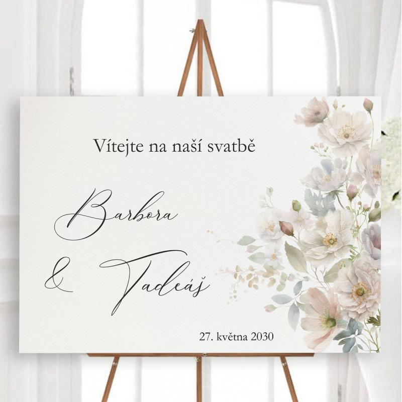 Svatební oznámení - plakát